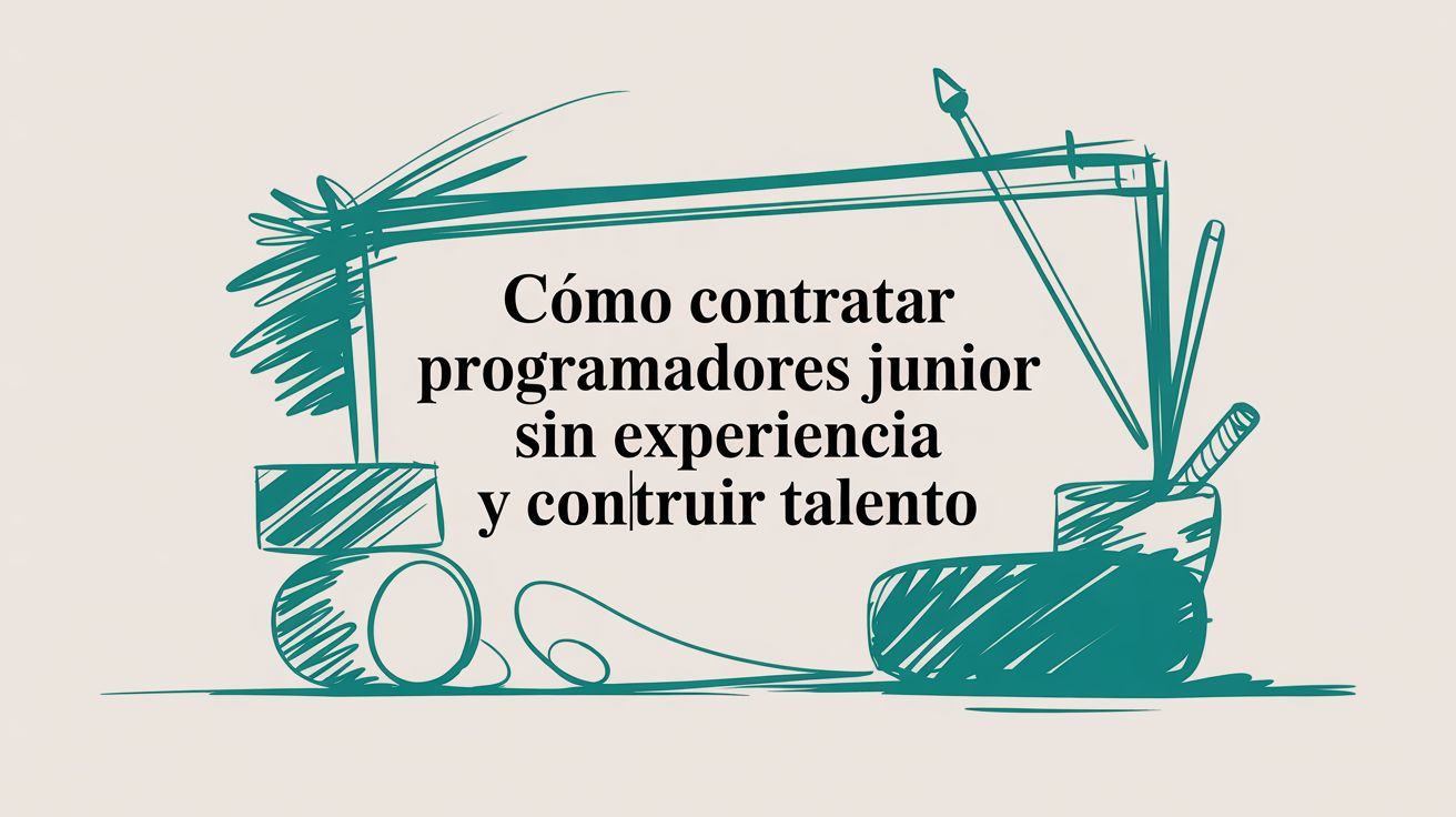 Cómo contratar programadores junior sin experiencia y construir talento