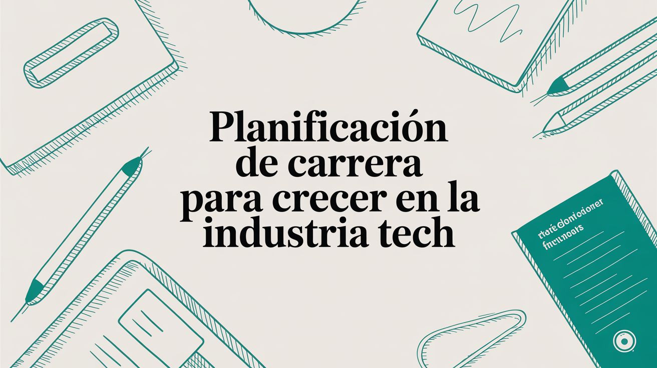 Planificación de carrera para crecer en la industria tech