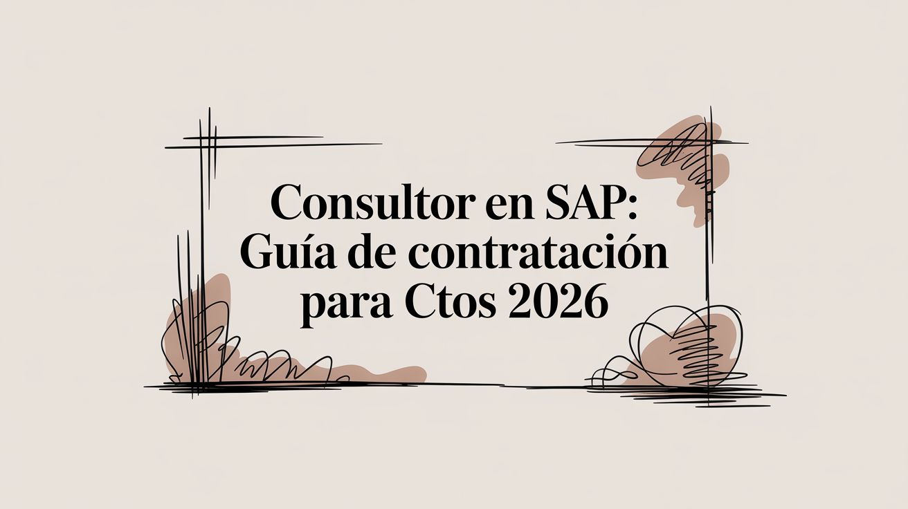 Consultor en SAP: Guía de Contratación 2026