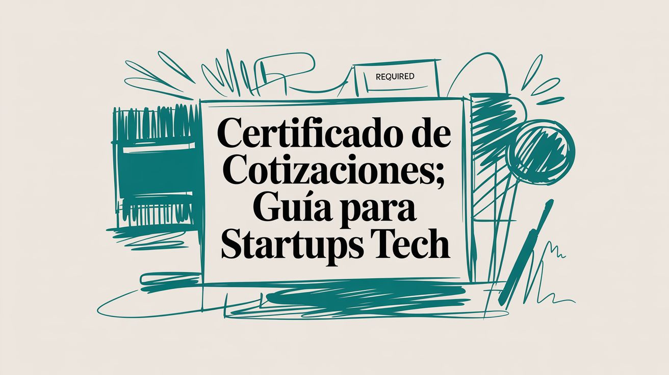 Certificado de Cotizaciones: Guía para Empresas Tech