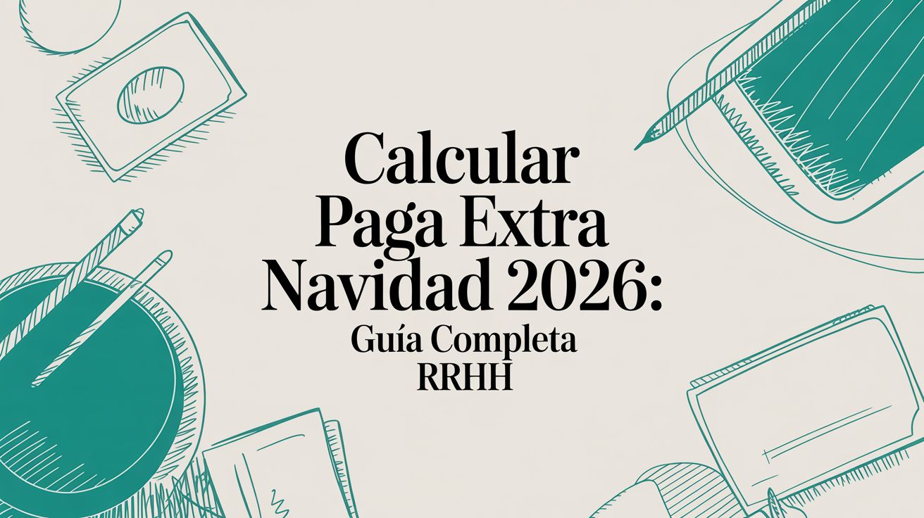 Calcular paga extra navidad 2026: Guía completa RRHH