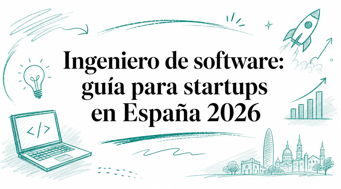 Ingeniero de software: guía para startups en España 2026