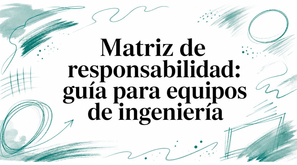 Matriz de responsabilidad: guía para equipos de ingeniería