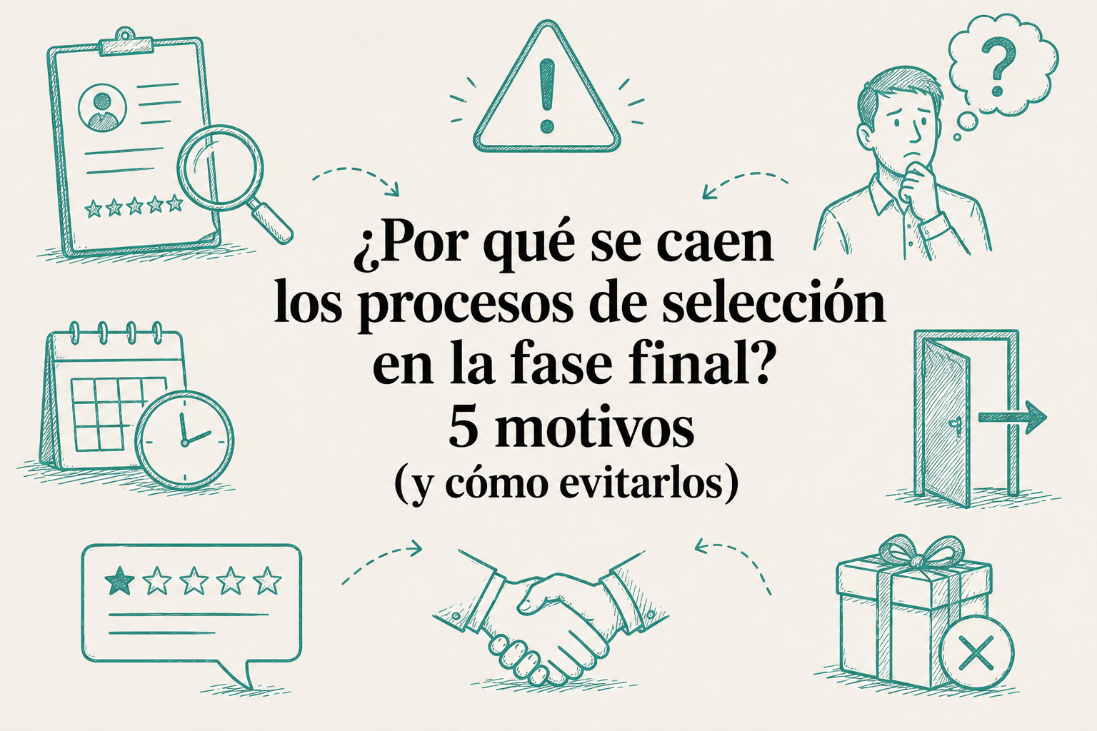 ¿Por qué se caen los procesos de selección en la fase final? 5 motivos (y cómo evitarlos)